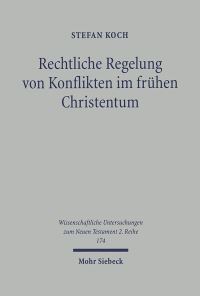 Book Cover for Rechtliche Regelung Von Konflikten Im Fruhen Christentum by Christof Gestrich