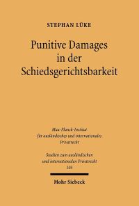 Book Cover for Punitive Damages in Der Schiedsgerichtsbarkeit by Stephan Luke
