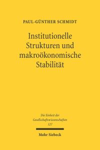 Book Cover for Institutionelle Strukturen Und Makrookonomische Stabilitat by PaulGunther Schmidt