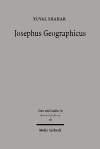 Book Cover for Josephus Geographicus by Yuval Shahar