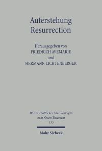 Book Cover for Auferstehung - Resurrection by Hermann Lichtenberger, Friedrich Avemarie