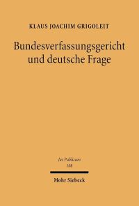 Book Cover for Bundesverfassungsgericht Und Deutsche Frage by Chrys C Caragounis