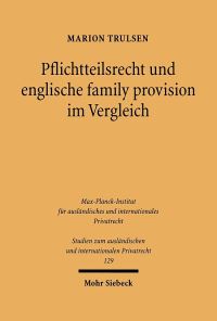Book Cover for Pflichtteilsrecht Und Englische Family Provision Im Vergleich by Chrys C Caragounis