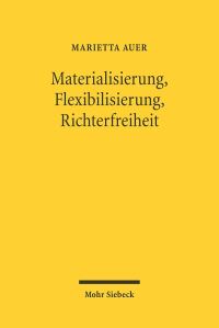 Book Cover for Materialisierung, Flexibilisierung, Richterfreiheit by ANorman Cranin, Michael Klein, Alan M Simons