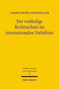 Book Cover for Der Vorlaufige Rechtsschutz Im Internationalen Verhaltnis by ANorman Cranin, Michael Klein, Alan M Simons