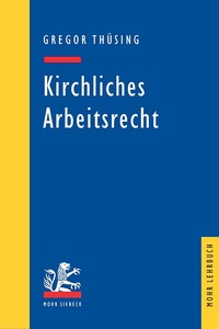 Book Cover for Kirchliches Arbeitsrecht by Gregor Thusing