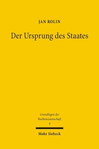 Book Cover for Der Ursprung Des Staates by Archie T Wright