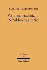 Book Cover for Verbraucherschutz Im Schuldvertragsrecht by Archie T Wright