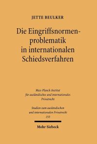 Book Cover for Die Eingriffsnormenproblematik in Internationalen Schiedsverfahren by Archie T Wright
