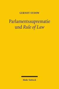Book Cover for Parlamentssuprematie Und Rule of Law by Archie T Wright