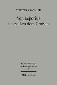 Book Cover for Von Leporius Bis Zu Leo Dem Grossen by Archie T Wright
