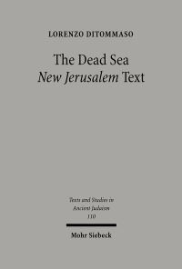 Book Cover for The Dead Sea 'New Jerusalem' Text by Lorenzo DiTommaso