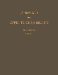 Book Cover for Jahrbuch Des Offentlichen Rechts Der Gegenwart. Neue Folge by Archie T Wright