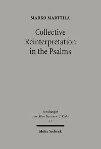 Book Cover for Collective Reinterpretation in the Psalms by Archie T Wright