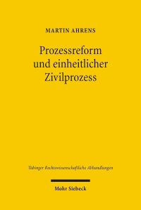 Book Cover for Prozessreform Und Einheitlicher Zivilprozess by Archie T Wright