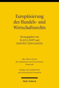 Book Cover for Europaisierung Des Handels- Und Wirtschaftsrechts by Dimitris Tzouganatos, Klaus J Hopt