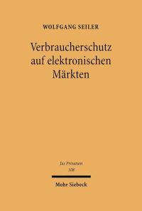 Book Cover for Verbraucherschutz Auf Elektronischen Markten by Archie T Wright