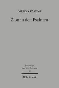 Book Cover for Zion in Den Psalmen by Corinna Korting
