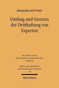Book Cover for Umfang Und Grenzen Der Dritthaftung Von Experten by Benjamin Buttner