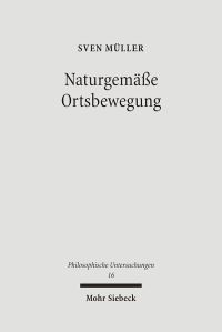 Book Cover for Naturgemasse Ortsbewegung by Sven Muller