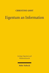 Book Cover for Eigentum an Information by Archie T Wright