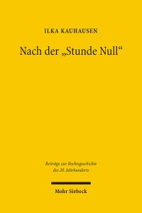 Book Cover for Nach Der 'Stunde Null' by Archie T Wright