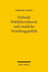 Book Cover for Ordinale Wohlfahrtstheorie Und Staatliche Verteilungspolitik by Archie T Wright