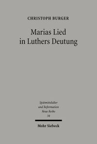 Book Cover for Marias Lied in Luthers Deutung by Archie T Wright