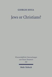 Book Cover for Jews or Christians? by Giorgio Jossa