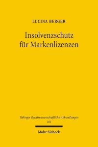 Book Cover for Insolvenzschutz Fur Markenlizenzen by William D Furley, Jan Maarten Bremer