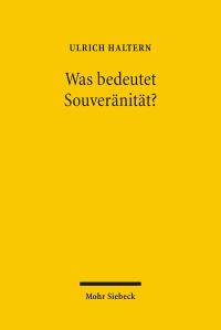 Book Cover for Was Bedeutet Souveranitat? by MC Hirsch, HA Rieder, C Koch, M All of the Institute for Normal and Pathological Physiology Huber
