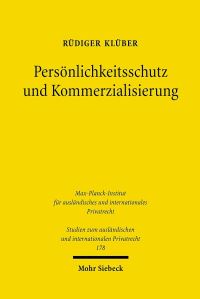 Book Cover for Personlichkeitsschutz Und Kommerzialisierung by Rudiger Kluber