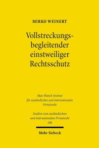 Book Cover for Vollstreckungsbegleitender Einstweiliger Rechtsschutz by Mirko Weinert