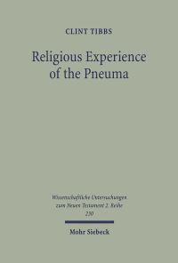 Book Cover for Religious Experience of the Pneuma by Judy Froshaug, David Binns