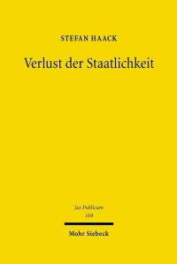 Book Cover for Verlust Der Staatlichkeit by Stefan Haack