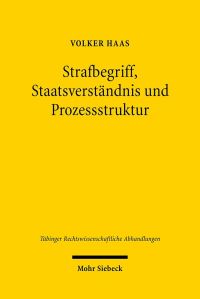 Book Cover for Strafbegriff, Staatsverstandnis Und Prozessstruktur by Friedrich A von Hayek, Erich W Streissler