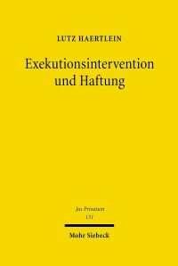 Book Cover for Exekutionsintervention Und Haftung by Lutz Haertlein