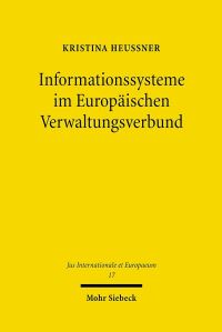 Book Cover for Informationssysteme Im Europaischen Verwaltungsverbund by Kristina Heussner