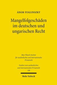 Book Cover for Mangelfolgeschaden Im Deutschen Und Ungarischen Recht by Adam Fuglinszky