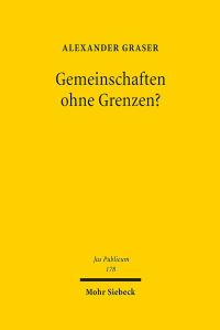 Book Cover for Gemeinschaften Ohne Grenzen? by Alexander Graser