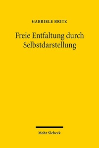 Book Cover for Freie Entfaltung Durch Selbstdarstellung by Eduard Iricinschi, Holger M Zellentin