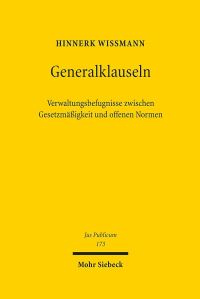 Book Cover for Generalklauseln by Hinnerk Wissmann