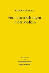 Book Cover for Formularerklarungen in Der Medizin by Patrick Godicke