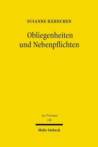 Book Cover for Obliegenheiten Und Nebenpflichten by Susanne Hahnchen