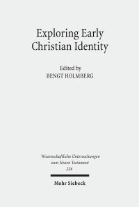 Book Cover for Exploring Early Christian Identity by Bengt Holmberg