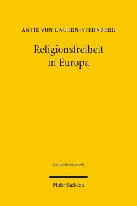 Book Cover for Religionsfreiheit in Europa by Antje von UngernSternberg