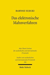 Book Cover for Das Elektronische Mahnverfahren by Bartosz Sujecki
