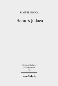 Book Cover for Herod's Judaea by Samuel Rocca