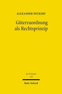 Book Cover for Guterzuordnung Als Rechtsprinzip by Alexander Peukert