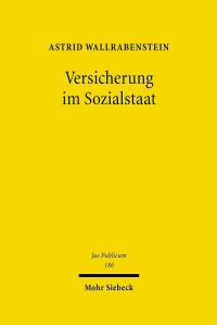 Book Cover for Versicherung Im Sozialstaat by Astrid Wallrabenstein